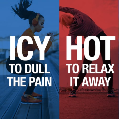 Icy Hot Vanishing Scent Pain Relief Menthol Gel Perspective: right