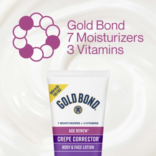 Gold Bond Age Renew Crepe Corrector Replenishing & Smoothing Formula Body Lotion Perspective: right