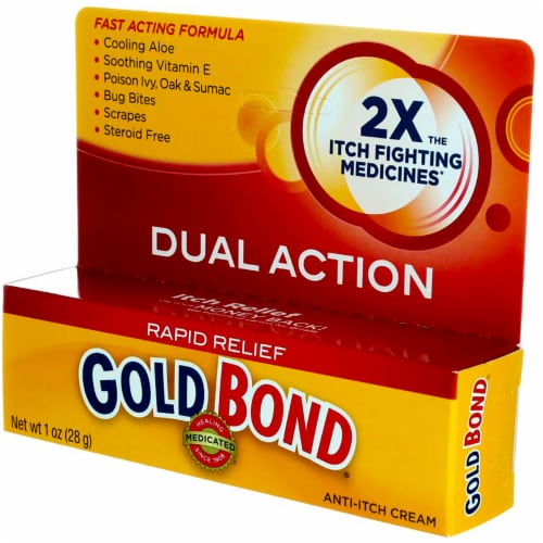 Gold Bond® Medicated Rapid Relief Anti-Itch Cream Perspective: right