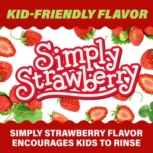 ACT Kids Pure Protect Anticavity Fluoride Mouthwash, No Dyes or Alcohol, Strawberry Perspective: right