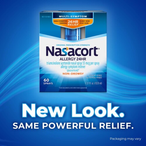 Nasacort 24HR Non-Drowsy Allergy Nasal Spray Perspective: right