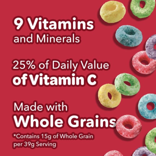 Kellogg's® Froot Loops Cereal Perspective: right