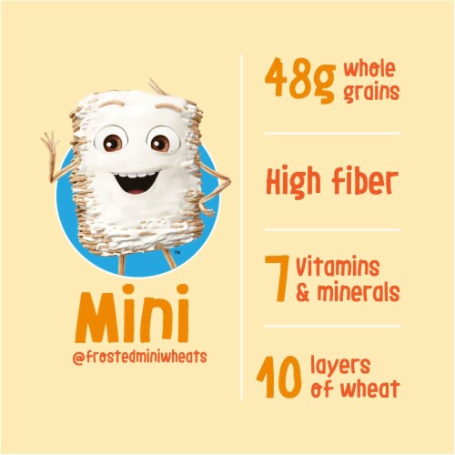 Kellogg's® Frosted Mini-Wheats Cereal Perspective: right