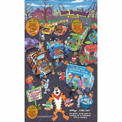 Kellogg's® Apple Jacks Original with Spooky Marshmallows Family Size Cereal Perspective: right