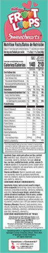 Kellogg's® Sweethearts® Fruit Loops® Cereal Perspective: right