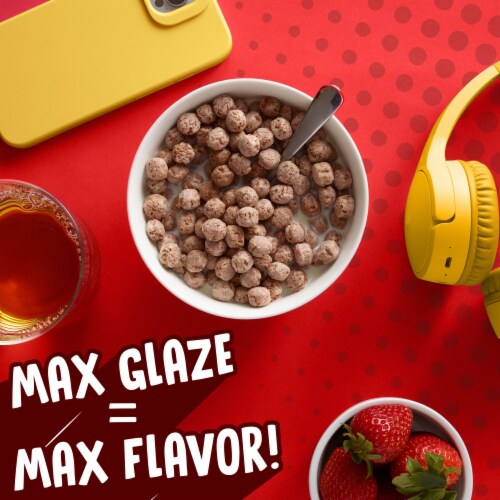 Kellogg's® Krave Glazed Donut Holes Glazed Chocolate Cereal Perspective: right
