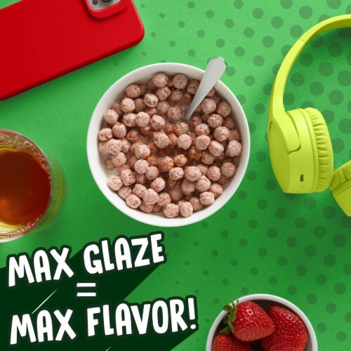 Kellogg's® Apple Jacks Glazed Donut Holes Apple Cinnamon Cereal Perspective: right