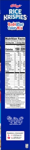 Rice Krispies® Red & Blue Color Mix Cereal Perspective: right