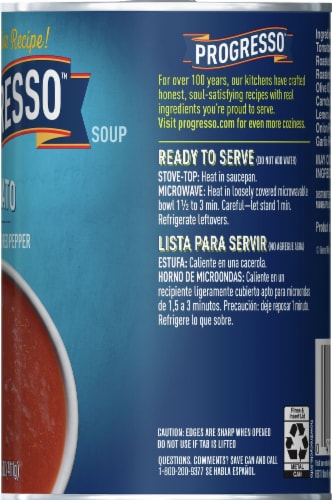 Progresso Tomato with Roasted Red Pepper Soup Perspective: right