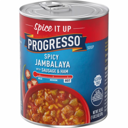 Progresso™ Spicy Jambalaya Soup with Sausage & Ham Perspective: right