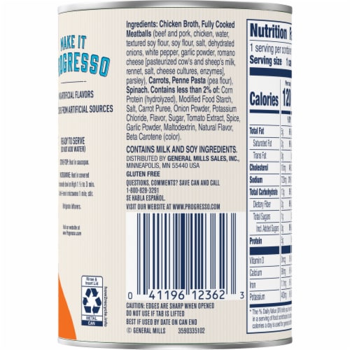 Progresso™ Gluten Free Italian Style Wedding With Meatballs Soup Perspective: right