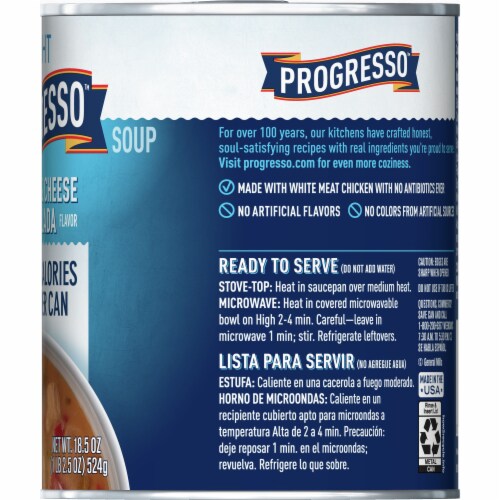 Progresso Light Chicken & Cheese Enchilada Soup Perspective: right