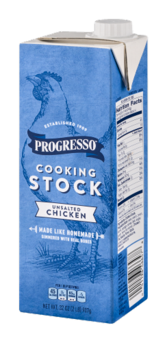 Progresso Unsalted Chicken Stock Perspective: right