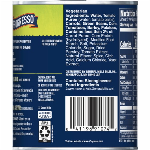 Progresso™ Vegetable Classics Vegetarian Vegetable With Barley Soup