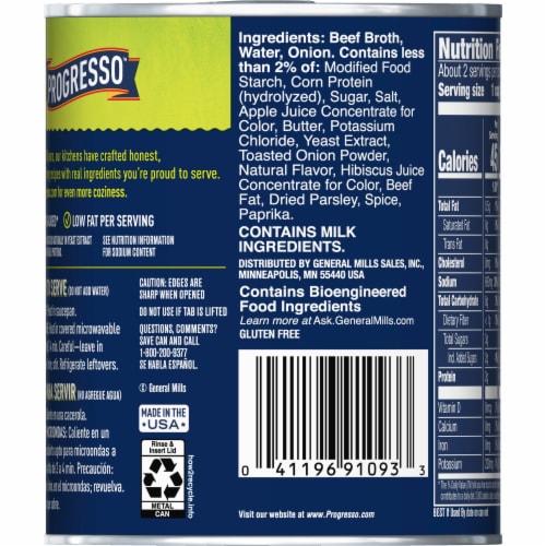 Progresso™ Vegetable Classics Gluten Free French Onion Soup Perspective: right
