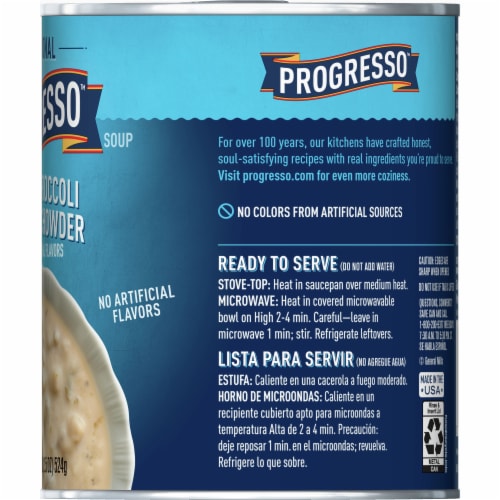 Progresso Traditional Potato Broccoli & Cheese Chowder Perspective: right