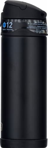 Thermos FUNtainer Stainless Steel Vacuum Insulated Hydration Bottle - Matte Black Perspective: right