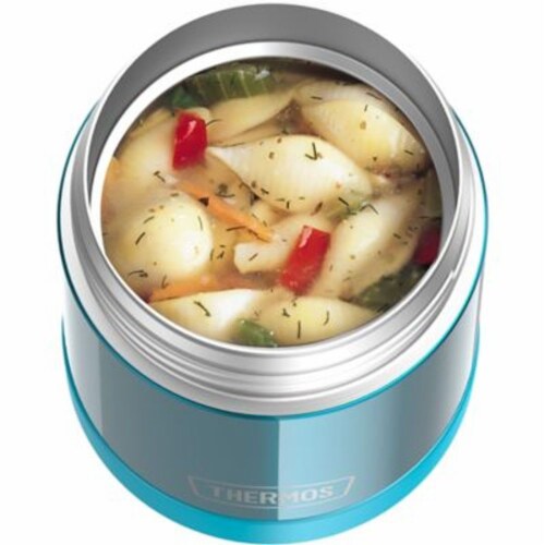 Thermos® FUNtainer® Stainless Steel Food Jar - Teal Perspective: right