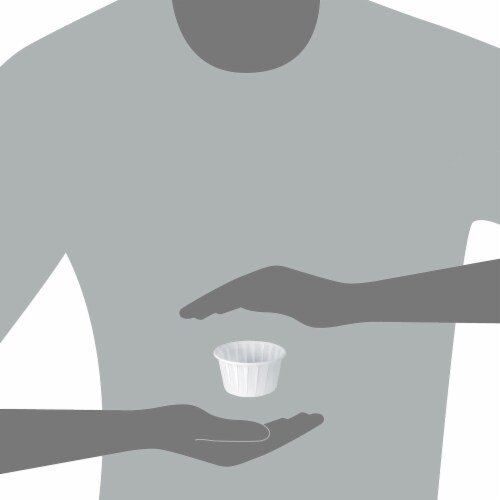 SOLO® CUP,PPR,SOUFFLE,4OZ,WH 400-2050 Perspective: right