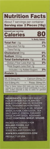 Roland® Rosemary Everything Flat Bread Perspective: right