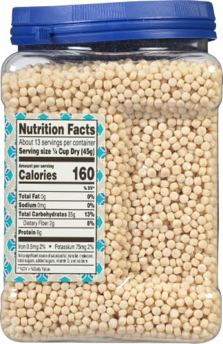 Roland® Traditional Israeli Couscous Toasted Pasta Perspective: right