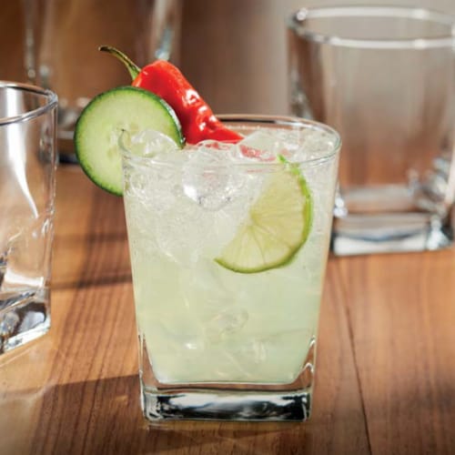 Dash of That® Stark Glass Drinkware 4 Pack Perspective: right