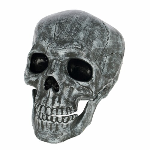 Holiday Home Silver Skull Decoration Perspective: right