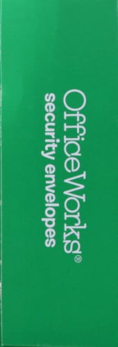 OfficeWorks Strip and Seal Security Envelopes - White Perspective: right