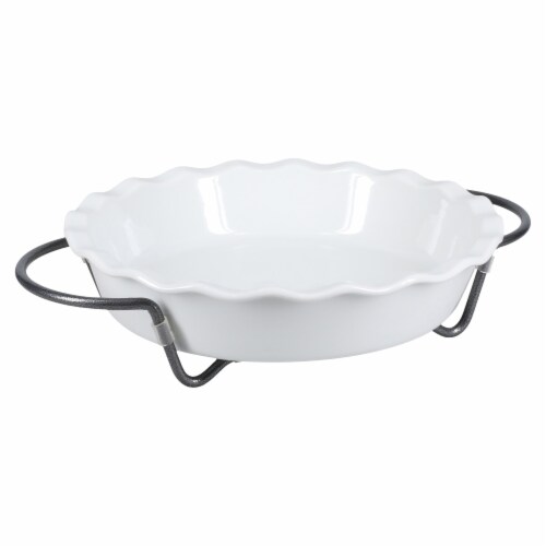 Dash of That Pie Dish with Rack Perspective: right