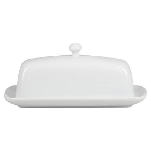 Dash of That™ Covered Butter Dish - White Perspective: right