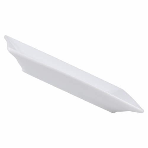 Dash of That™ St John Square Rimmed Plate - White Perspective: right