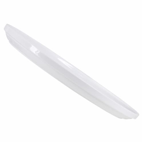 Dash of That Fremont Strato Stack Dinner Plate - White Perspective: right