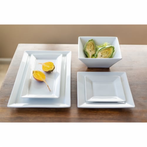 Dash of That St John Serving Platter - White Perspective: right