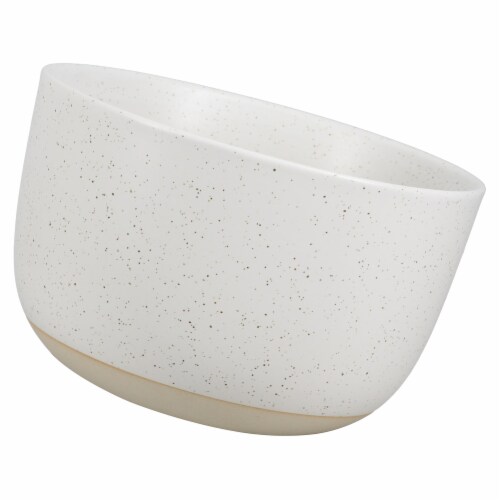 Dip™ Two Tone Dotted Cereal Bowl - White Perspective: right