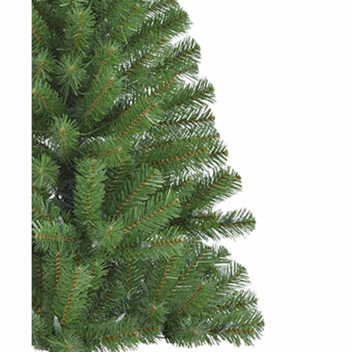 Holiday Home New Oregon Fir Christmas Tree with Clear Lights, 4 ft