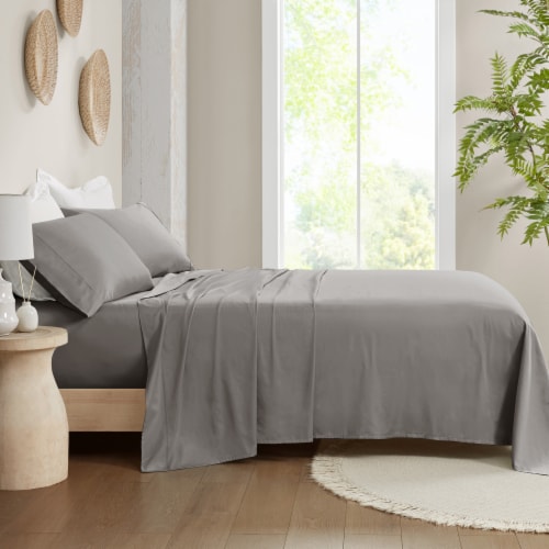 HD Designs Bedding Sheets King Gray Perspective: right