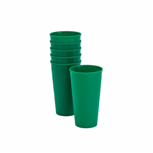 HD Designs Outdoors Acrylic Beverage Dispenser with Cups & Ice Cubes - Teal Perspective: right