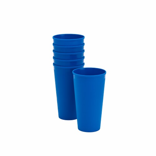HD Designs Outdoors Acrylic Beverage Dispenser with Cups & Ice - Blue Perspective: right