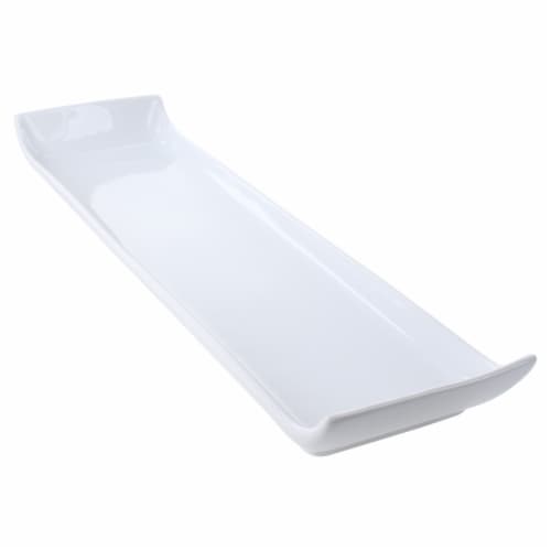 Dash of That® Rectangluar Curved Edge Plate Perspective: right