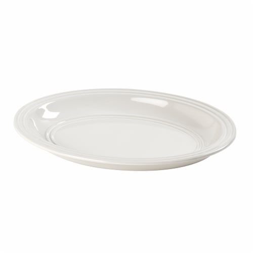 Dash of That® Grace Oval Serve Platter - Ivory Perspective: right