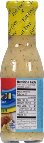 McCormick® Lemon Butter Dill Fat Free Seafood Sauce Perspective: right