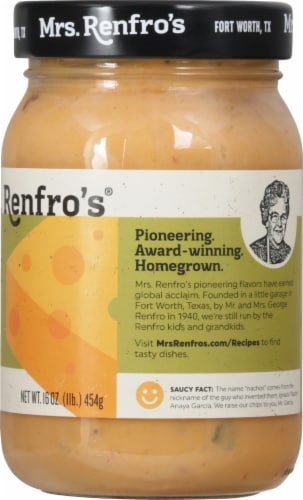 Mrs. Renfro's® Nacho Cheese Sauce Dip Perspective: right