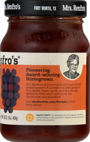 Mrs. Renfro's® Medium Hot Blackberry Serrano Salsa Perspective: right