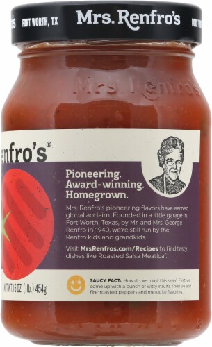 Mrs. Renfro's® Smoky Medium Roasted Salsa Perspective: right