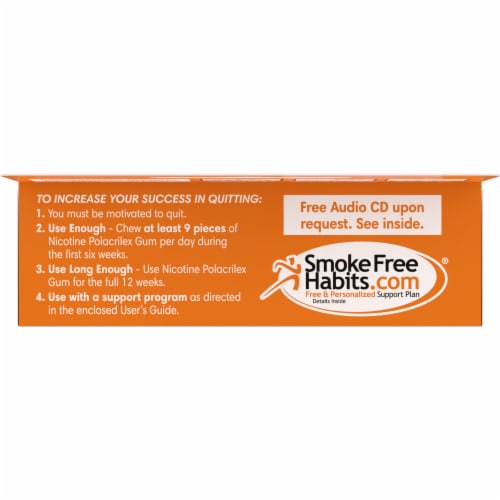 Kroger® Coated Fruit Wave Nicotine Gum 4mg Perspective: right