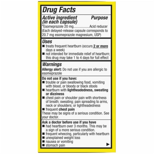 Kroger® Esomeprazole Magnesium Capsules Twin Pack 20mg Perspective: right