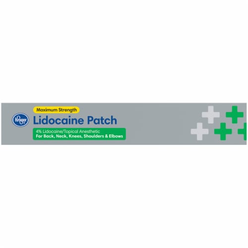 Kroger® Maximum Strength Lidocaine Patch Perspective: right