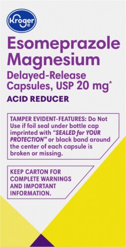 Kroger® Esomeprazole Magnesium Delayed-Release Capsules 20mg Perspective: right