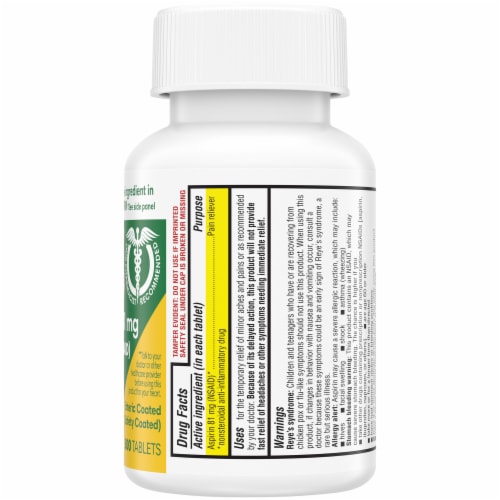 Kroger® Aspirin Enteric Coated Tablets 81mg Perspective: right