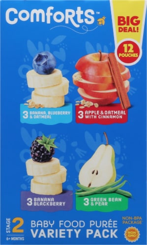 Comforts™ Stage 2 Baby Food Puree Variety Pack BIG Deal! Perspective: right